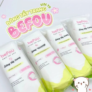 Bông tẩy trang Befou 100/234 miếng chất bông mềm mại tiện lợi