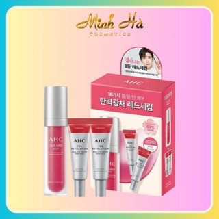 Set AHC Serum 365 Red Synergy 30ml + 2 kem mắt AHC 7ml cải thiện thâm mắt ngăn ngừa lão hóa