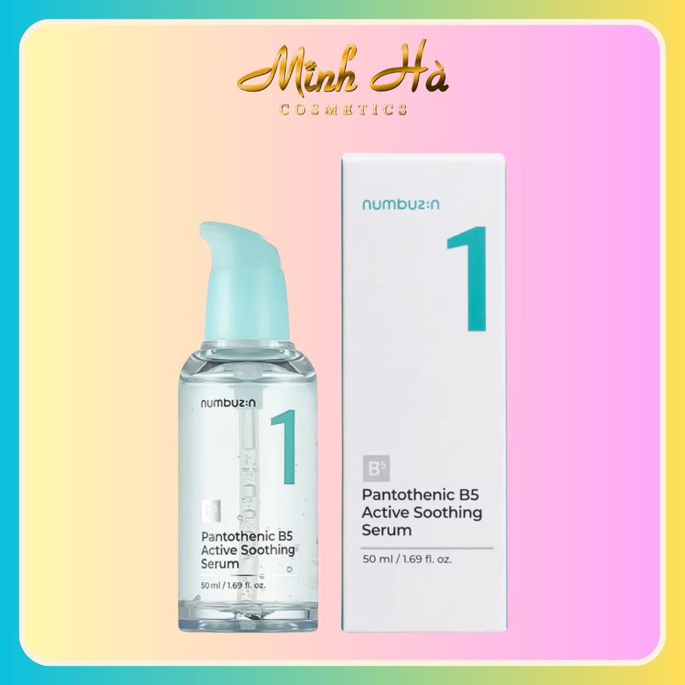 Serum Numbuzin No1 Pantothenic B5 Active Smoothing 50ml làm dịu da mụn kiểm soát dầu