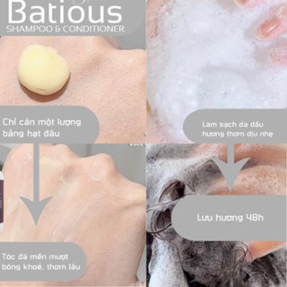 Bộ dầu gội và dầu xả Batious 500ml thấm sâu, nuôi dưỡng và phục hồi tóc