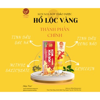 Kem xoa bóp Thảo Dược Hổ Lộc Vàng 35g xoa dịu và đẩy lùi các cơn đau