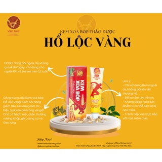 Kem xoa bóp Thảo Dược Hổ Lộc Vàng 35g xoa dịu và đẩy lùi các cơn đau