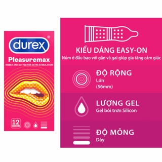 Bao cao su Durex độ bền cao giúp bảo vệ an toàn khi quan hệ