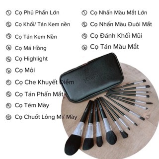 Bộ cọ Kun 14 cây chất lông mềm mại đa năng dễ dàng sử dụng