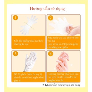 Mặt nạ ủ tay và chân Beauty World Mask 18ml dưỡng sáng mềm mại