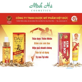 Kem xoa bóp Thảo Dược Hổ Lộc Vàng 35g xoa dịu và đẩy lùi các cơn đau