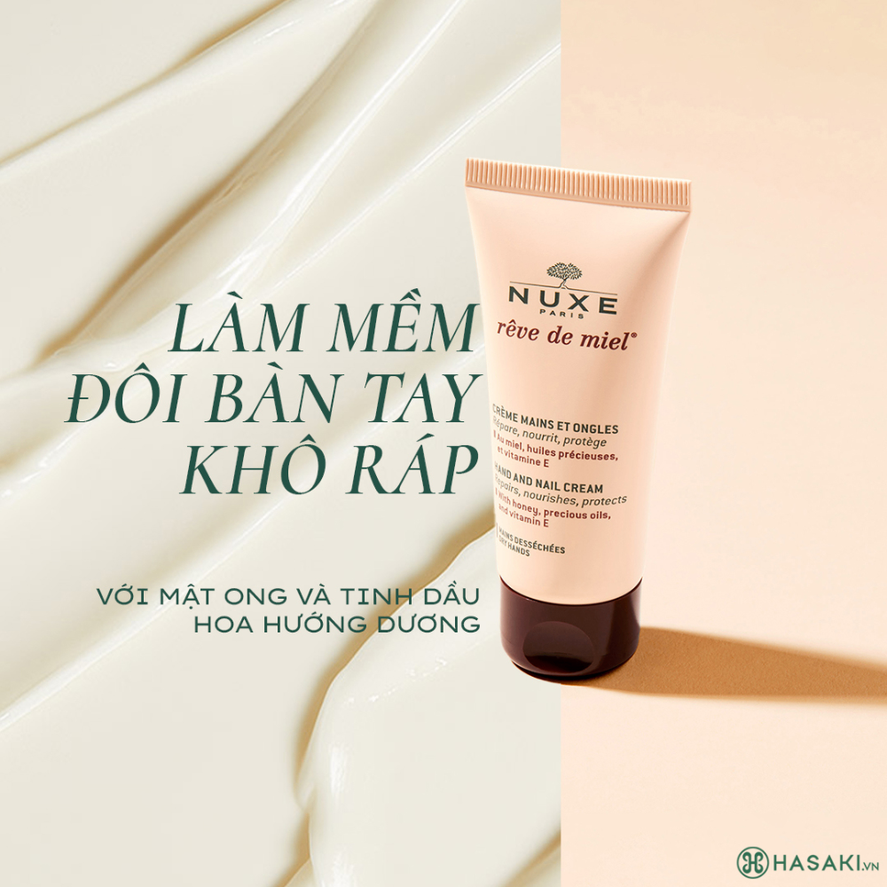 Set Kem Dưỡng Da Tay & Móng NUXE 30ml + Son Dưỡng Môi NUXE 4g