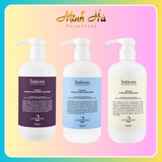 Bộ dầu gội và dầu xả Batious 500ml thấm sâu, nuôi dưỡng và phục hồi tóc