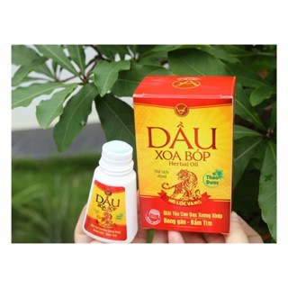 Dầu xoa bóp thảo dược Việt Đức Herbal oil Hổ lộc vàng 45/85ml giảm đau nhức