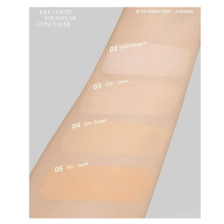 Che khuyết điểm Clio Kill Cover Founwear Concealer 6g mỏng nhẹ độ che phủ cao