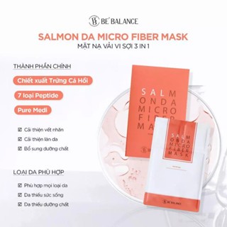 Mặt nạ Be'Balance Micro Fiber Mask 30g làm dịu và chăm sóc độ ẩm cho da