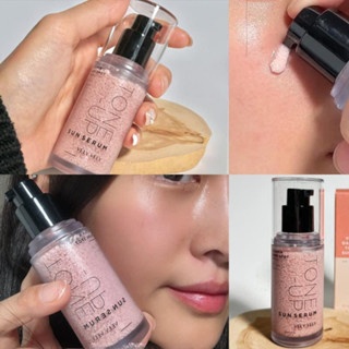 Tinh chất chống nắng Vely Vely Vitamin Dark Spot Tone-up Sun Serum SPF50+ PA++++ 30ml nâng tone dưỡng ẩm