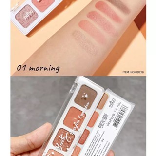 Bảng phấn mắt 5 ô Odbo Besuty Session Eyeshadow OD216 7.5g chất mịn bám lâu