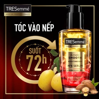 Dầu dưỡng tóc Tresemme Keratin Smooth No.4 Serum 100ml giúp tóc vào nếp suôn mượt
