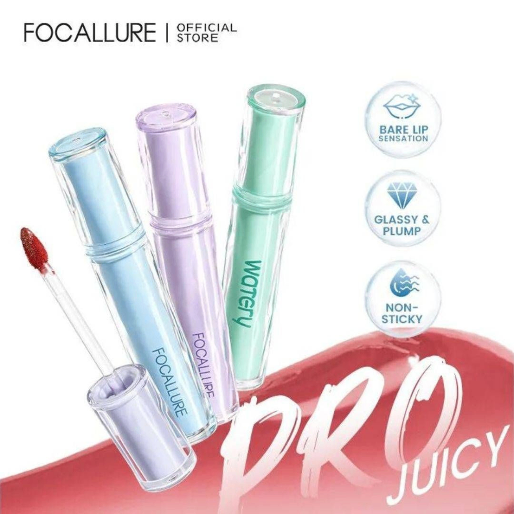 Son tint bóng Focallure Lasting Dewy Lipcream FAL22 5g căng mọng lâu trôi