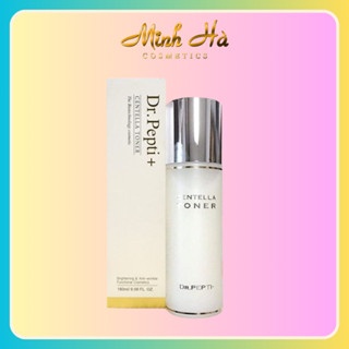 Nước hoa hồng DR.PEPTI+ Centella Asiatica 180ml cấp ẩm giúp da mượt mà sáng bóng