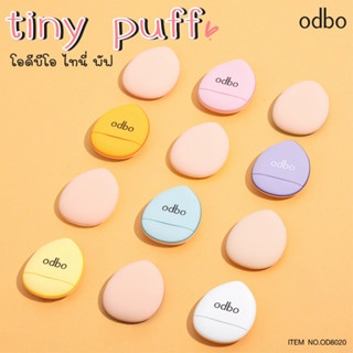 Set 6 miếng mút mini Odbo Tiny Puff OD8020 (6 bông / gói) tán kem nền, kem che khuyết, cushion
