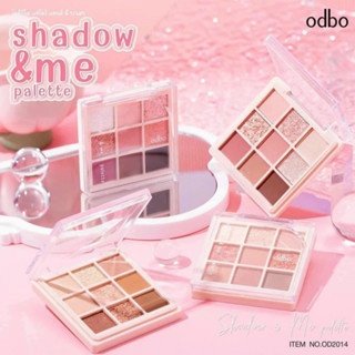 Phấn mắt 9 ô Odbo Shadow & Me Palette OD2014 6.5g chất phấn mịn lì lên màu chuẩn