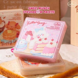 Phấn mắt 9 ô Odbo Sweet Munch Eyeshadow Palette OD2024 9g lên màu chuẩn lâu trôi