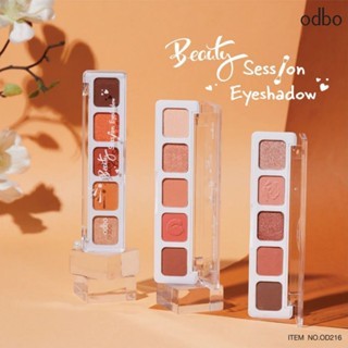 Bảng phấn mắt 5 ô Odbo Besuty Session Eyeshadow OD216 7.5g chất mịn bám lâu