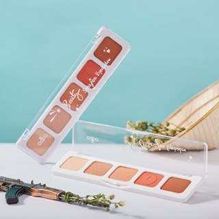 Bảng phấn mắt 5 ô Odbo Besuty Session Eyeshadow OD216 7.5g chất mịn bám lâu