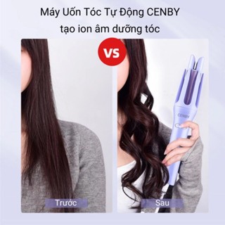 Máy uốn tóc tự động Cenby trục 32 tiện lợi làm xoăn 2 chiều