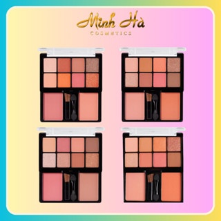 Phấn mắt và má Odbo ODS01 10g gồm phấn mắt, má hồng, son, che khuyết điểm