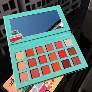 Bảng phấn mắt 18 ô Odbo Sundown 18 Color Eyeshadow Palette OD243 nhuyễn, mịn, rất dễ tán