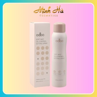 Xịt khoá nền Odbo Soft Mist Oil Control Setting Spray 150ml kiềm dầu, dưỡng ẩm