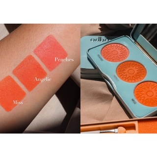 Phấn má Odbo 3 Color palette Let's Enjoy Blusher 13g mang lại sự đáng yêu, trong trẻo cho mọi cô nàng