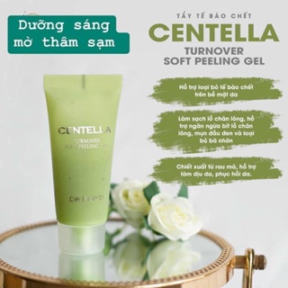Tẩy da chết DR.PEPTI Centella Turnover Soft Peeling Gel 30ml giúp làm sạch sáng mịn da