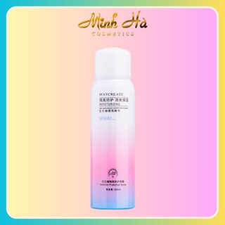 Xịt chống nắng dưỡng trắng da MayCreate Moisturizing 150ml lựa chọn hoàn hảo cho làn da trong mùa hè nóng bức