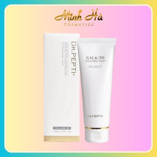 Sữa rửa mặt tạo bọt Dr.Pepti Galacto Cleansing Foam 110ml làm sạch da giúp da mịn màng