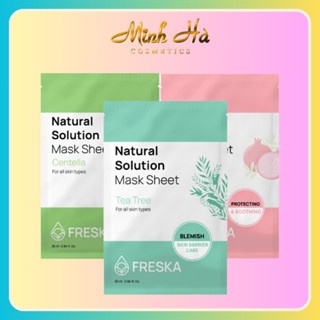 Mặt nạ Freska Natural Solution Mask Sheet 25ml giúp làn da mềm mượt ẩm mịn
