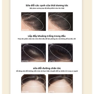 Phấn dặm chân tóc Maycheer Hair Shadow Powder 4g chất mịn lì che khuyết điểm tóc hiệu quả