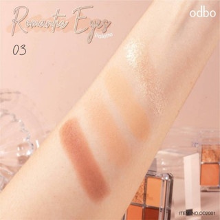 Phấn mắt 4 ô Odbo Romantic Eye Palette OD2001 4g bám màu tốt tự nhiên nhưng lâu trôi