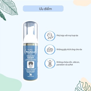 Bọt vệ sinh nam Teenilicious Intimate Wash For Boys 50ml khử mùi làm sạch dịu nhẹ
