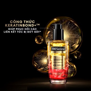 Dầu dưỡng tóc Tresemme Keratin Smooth No.4 Serum 100ml giúp tóc vào nếp suôn mượt