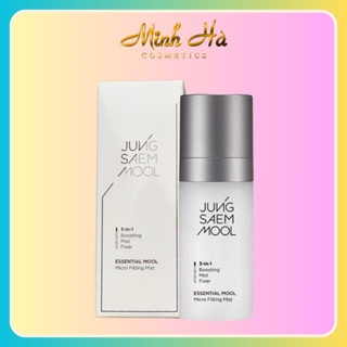 Xịt khóa nền Jung Saem Mool Essential Mool Micro Fitting Mist 55ml cấp ẩm mỏng nhẹ tự nhiên