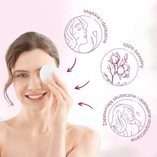 Bông tẩy trang Cleanic 150 miếng chất bông mềm mịn sử dụng tiện lợi