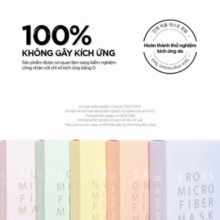 Mặt nạ Be'Balance Micro Fiber Mask 30g làm dịu và chăm sóc độ ẩm cho da