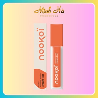Son kem lì Nookoi Blooming Moment Cream Tint 3.8g biến đôi môi trở nên mềm mại, cuốn hút hơn