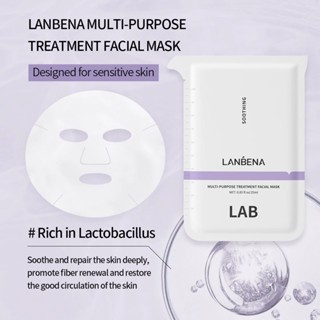 Mặt nạ giấy Lanbena Facial Mask 25ml dưỡng trắng da giúp da sáng bóng