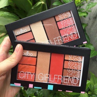 Phấn mắt Odbo City Girlfriend OD1031 tone 01 14g tạo điểm nhấn và chiều sâu cho mắt