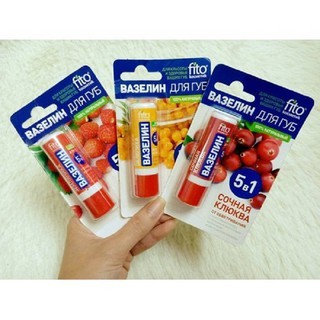 Son dưỡng FITO 5 in 1 của Nga 4.5g hương trái cây dưỡng ẩm chống khô môi