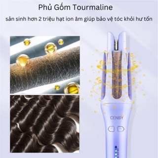 Máy uốn tóc tự động Cenby trục 32 tiện lợi làm xoăn 2 chiều