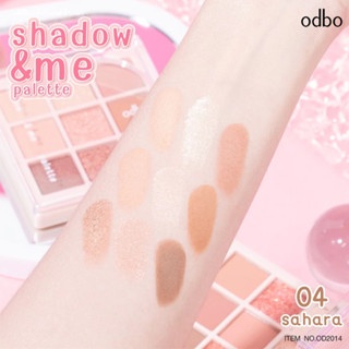 Phấn mắt 9 ô Odbo Shadow & Me Palette OD2014 6.5g chất phấn mịn lì lên màu chuẩn