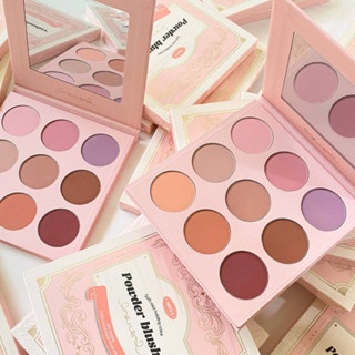 Phấn má hồng Mona Soft Mist Holding Color Powder Blusher 9 ô 44.1g chất phấn mịn lên màu chuẩn