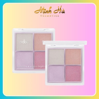Phấn bắt sáng Odbo Signature Highlighter OD1318 10g chất phấn mịn lì dễ tán
