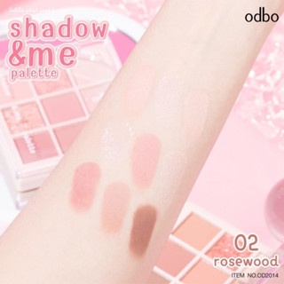 Phấn mắt 9 ô Odbo Shadow & Me Palette OD2014 6.5g chất phấn mịn lì lên màu chuẩn
